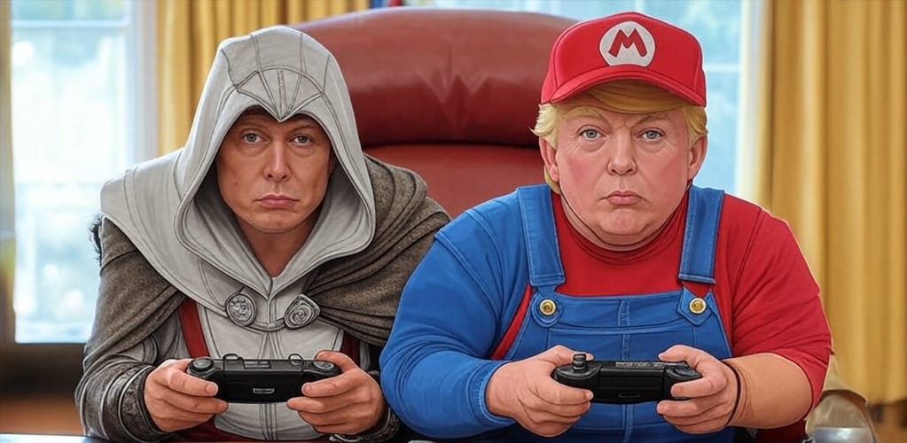 Why the US government resembles a video game right now