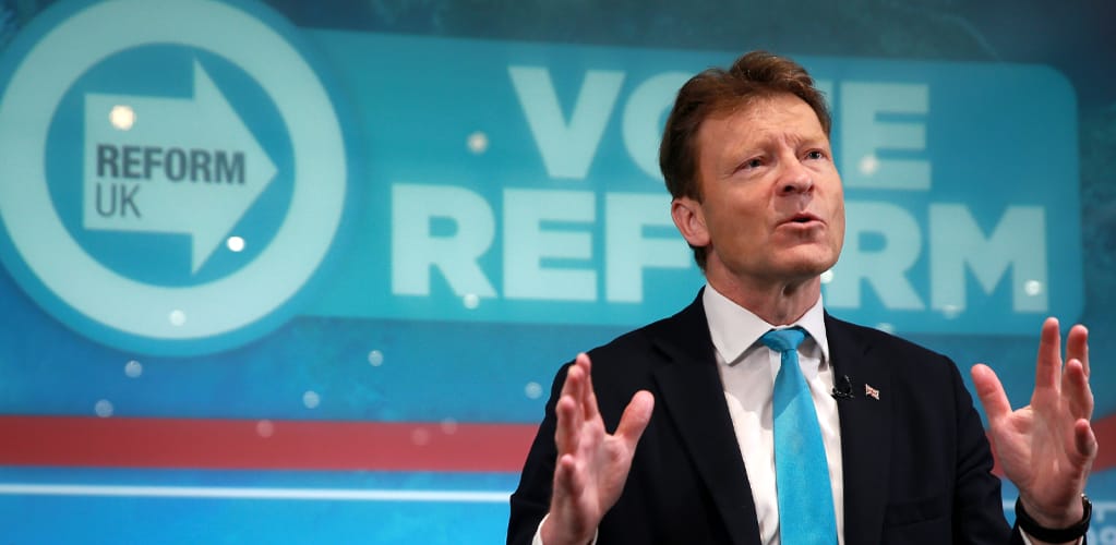 Political earthquake: Reform UK leads Westminster voting intentions